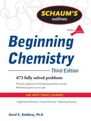 cover image of Schaum's Outline of Beginning Chemistry